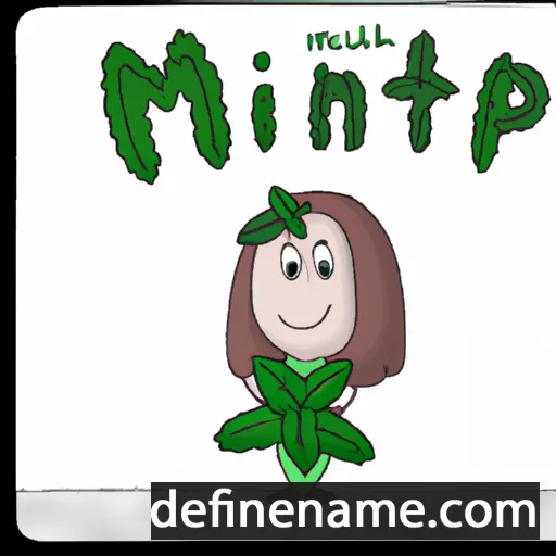 Mentha cartoon