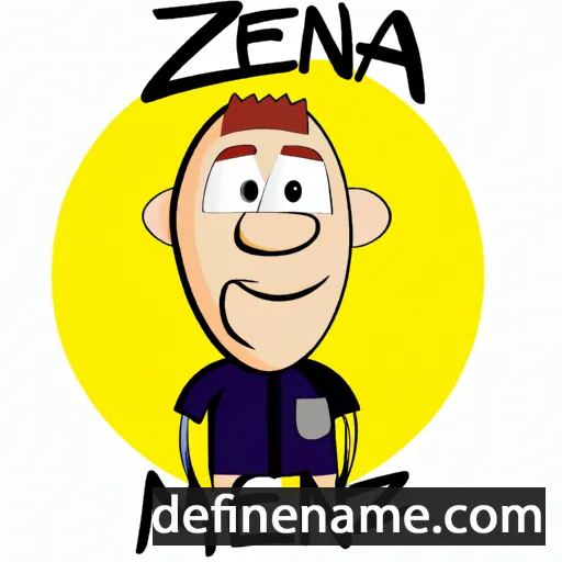 cartoon of the name Menza