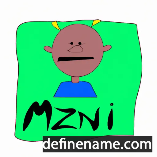 Menzi cartoon