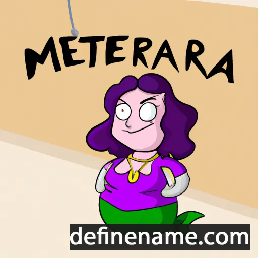 Merberta cartoon