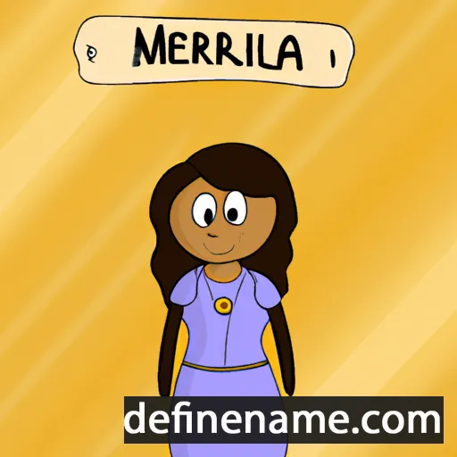 Merila cartoon