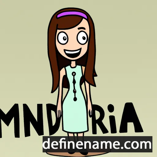 cartoon of the name Merinda