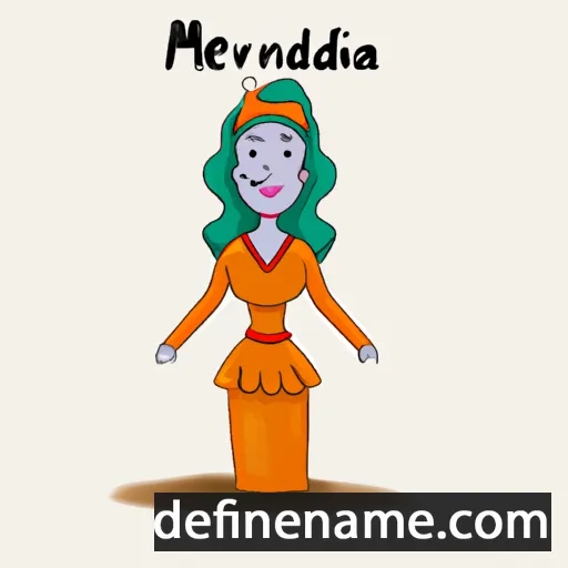 Merindah cartoon