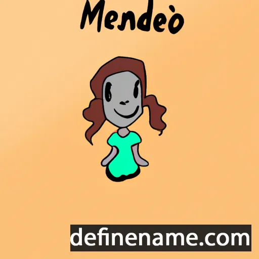 cartoon of the name Merinde