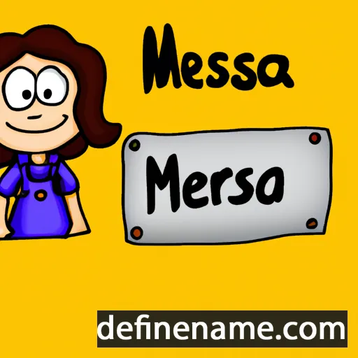 Merisa cartoon