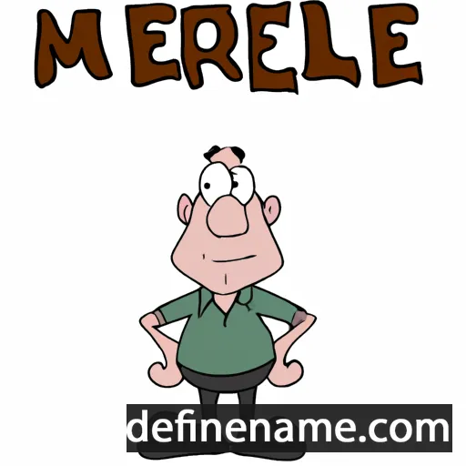 cartoon of the name Merle