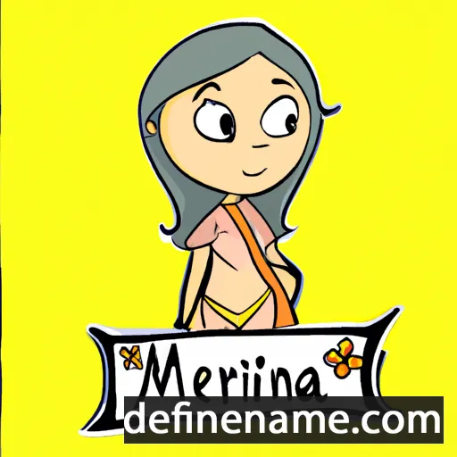 Merlina cartoon