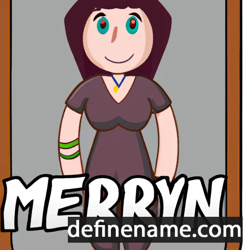 cartoon of the name Merlyn