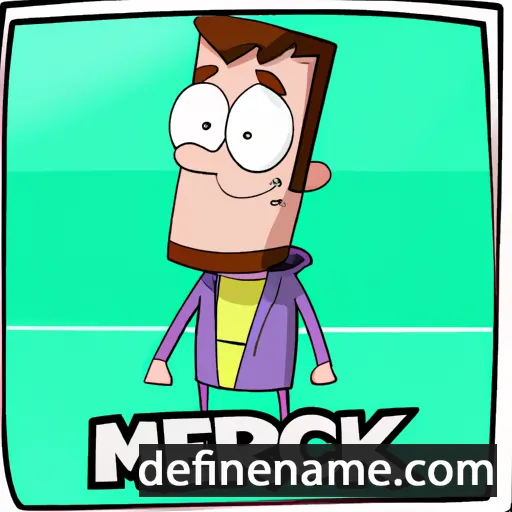 cartoon of the name Merrick