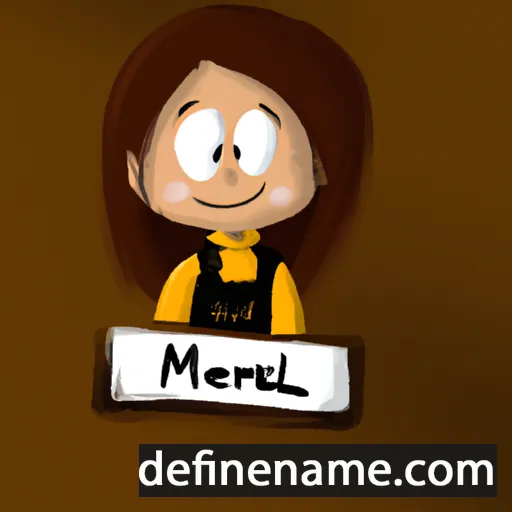 Merriel cartoon