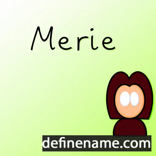 Merrilee cartoon