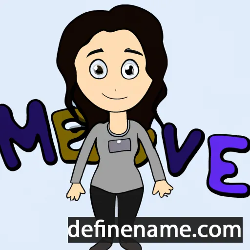 cartoon of the name Merve