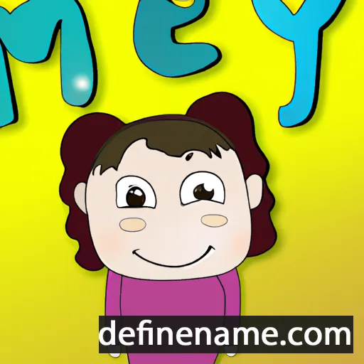 cartoon of the name Mey