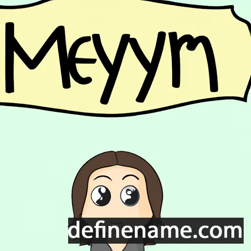 Meyram cartoon