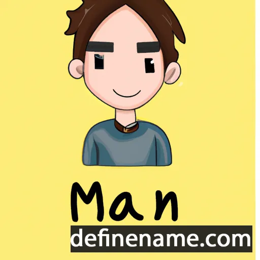 cartoon of the name Mian