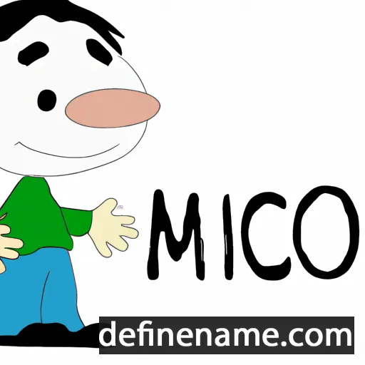 Micco cartoon