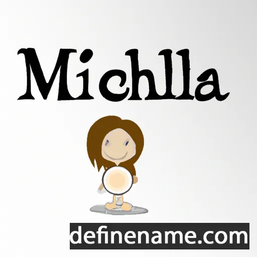 Michèla cartoon