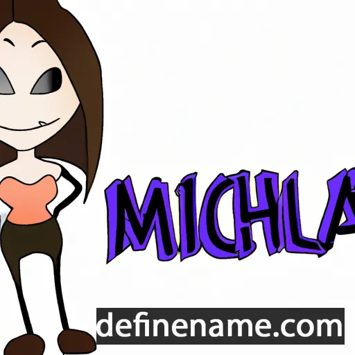 Michla cartoon