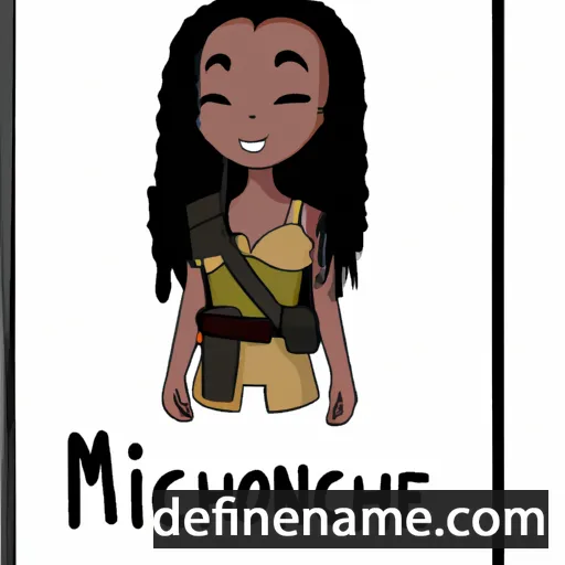 Michonne cartoon