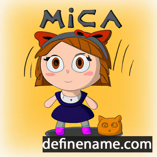 cartoon of the name Micia