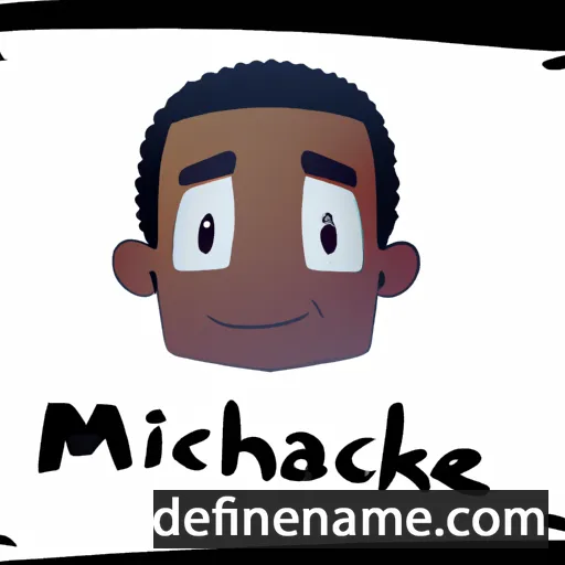 Mickael cartoon