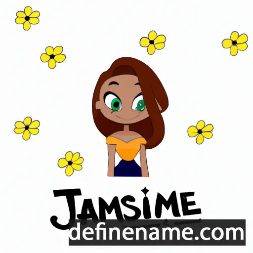 cartoon of the name Jasmin