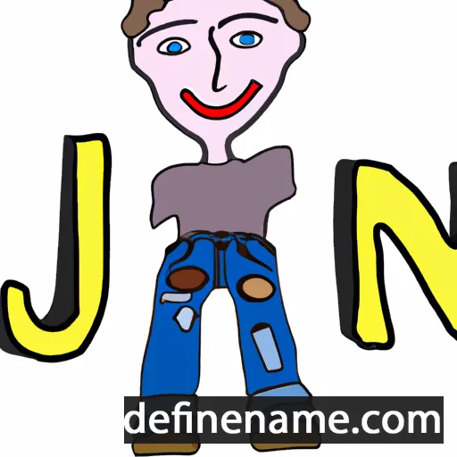 cartoon of the name Jean