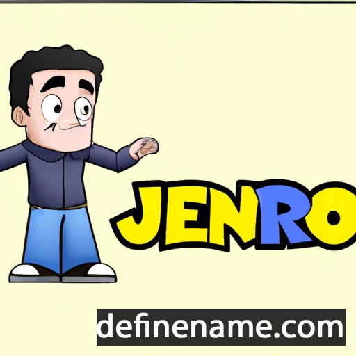 Jenaro cartoon