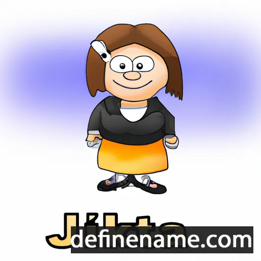 Jitka cartoon