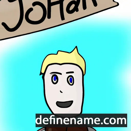 Jóhann cartoon