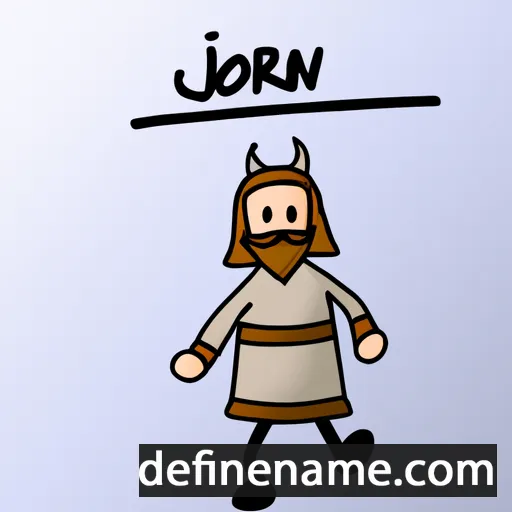 Jórunnr cartoon