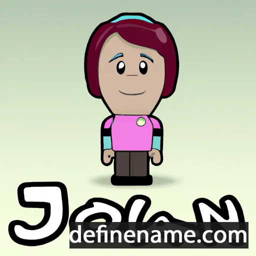 cartoon of the name Joan