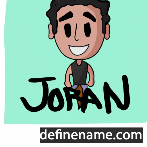 Jordán cartoon