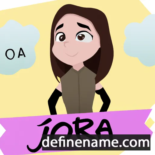 Jorja cartoon