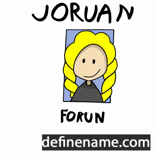 Jorunn cartoon