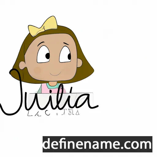 Júlia cartoon