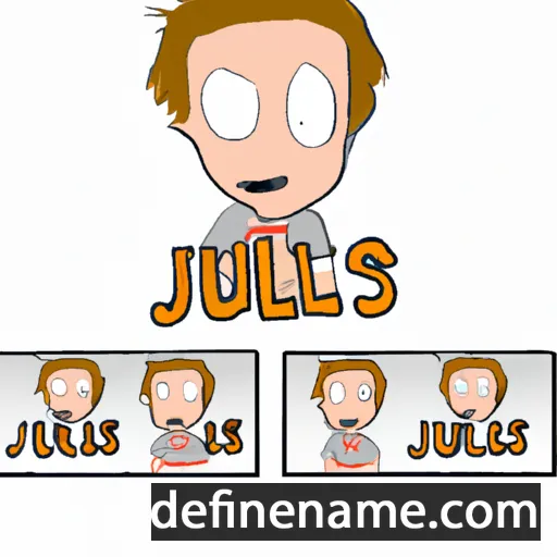 cartoon of the name Jules