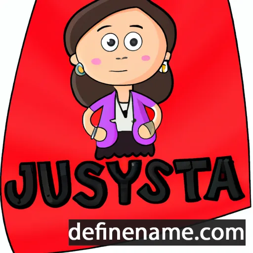 Justyna cartoon