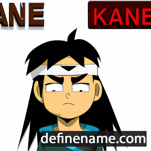 Kāne cartoon