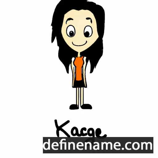 Kacey cartoon