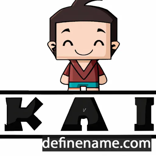 cartoon of the name Kai