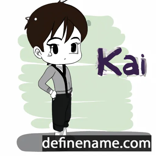 cartoon of the name Kai