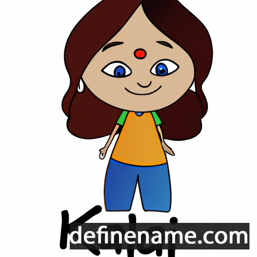 Kajal cartoon