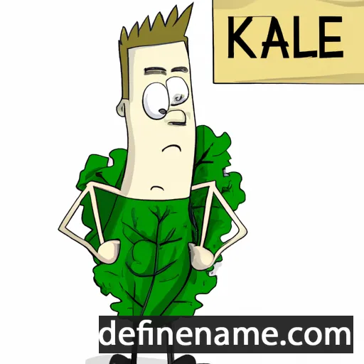 Kale cartoon