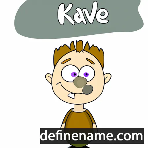 cartoon of the name Kalev