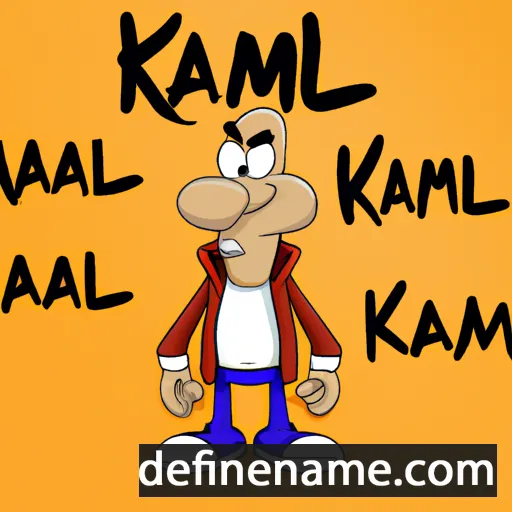 cartoon of the name Kamil