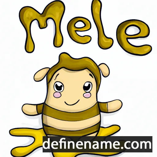 cartoon of the name Miel