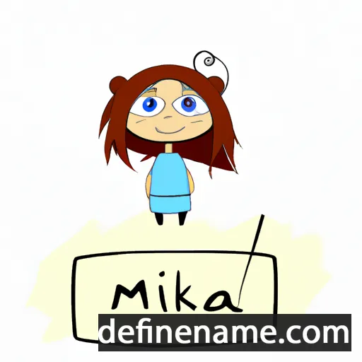 Mihka cartoon