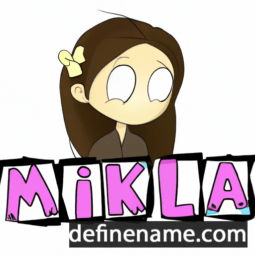 Mikaéla cartoon