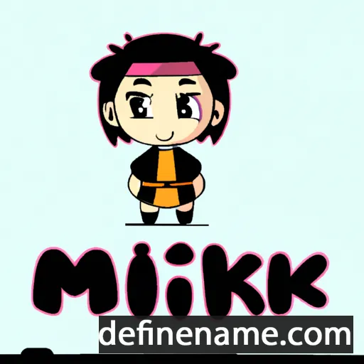 cartoon of the name Mikai